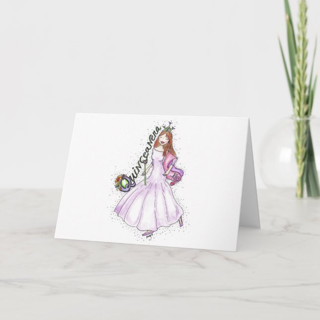 Quinceanera Kort (Framsida)