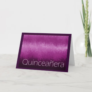 Quinceanera-kort Inbjudan