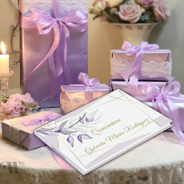 Quinceañera libro de visitas gästböcker