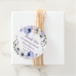 Quinceañera Lila Lilac Blommigt Tiara Butterflies Gåvor Etiketter