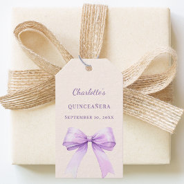 Quinceanera lila slinga elfenben gör-det-själv han presentetikett