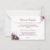 Quinceañera Lluvia de Sobres Blommigt Lilac Lavend