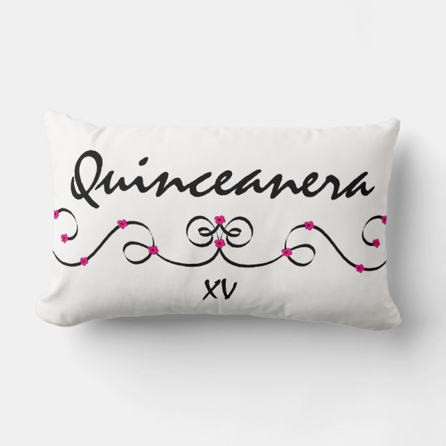 quinceanera lumbarkudde (Framsida)