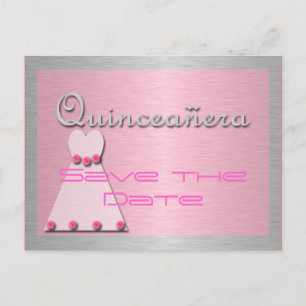 Quinceañera Meddelande Vykort