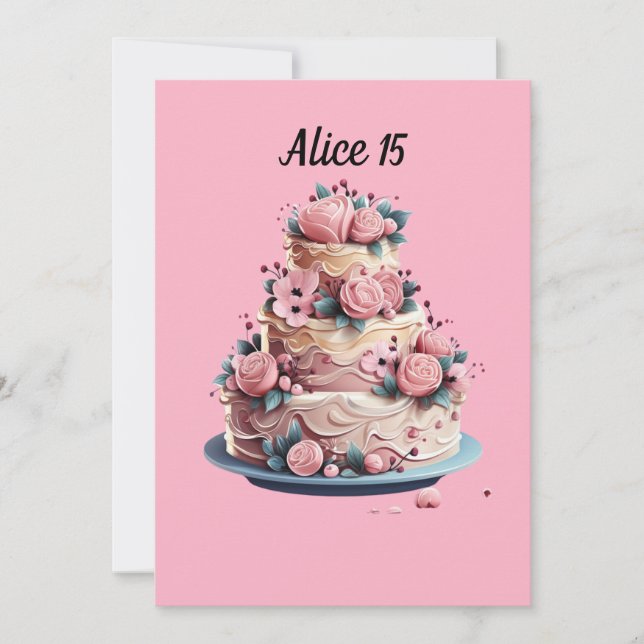 Quinceañera: Mi Momento de Brillar Inbjudningar (Framsida)