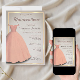 Quinceañera mis quince firande lnvitation inbjudningar