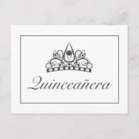 Quinceañera Party OSA Announcement-inbjudan