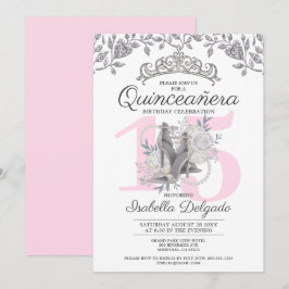 Quinceanera Princess 15:e födelsedagsinbjudan Inbjudningar