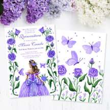 Quinceanera Princess Ro Butterfly Lilac Lila