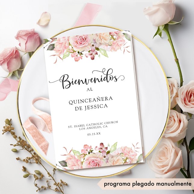Quinceanera-programmet för spanska, Rosa,  Ro Guld (Skapare uppladdad)
