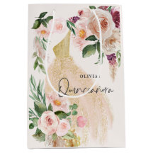 Quinceañera Rosa blommigt gily-kalender