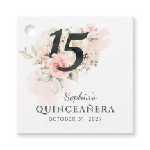 Quinceanera Rosa Blommigt Rustic 15:e födelsedage