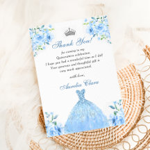 Quinceanera Silver Blå Blommig Klänning Tacksamhet