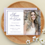 Quinceañera Spara datumet Lila Glitter Photo<br><div class="desc">Quinceañera 15:e födelsedagsinbjudan Spara datumskriptet lila lavender Glitter fotokort.</div>
