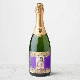 Quinceañera Sparkling Vin favoritetikett Personali