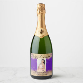 Quinceañera Sparkling Vin favoritetikett Personali