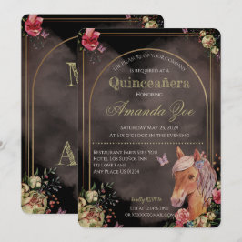 Quinceañera/Sweet 16 Inbjudan till hästdesign