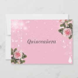Quinceanera, Sweet Sixteen, Bat Mitzvah-inbjudan Inbjudningar