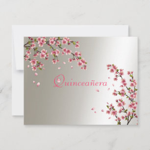 Quinceanera, Sweet sixteen inbjudan Sakura