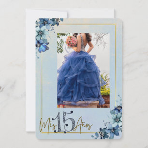 Quinceañera Tacksamhetskort Inbjudningar