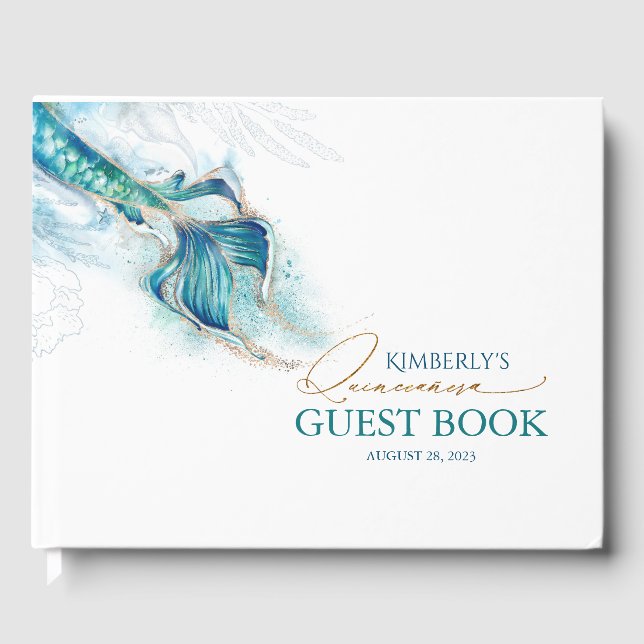Quinceanera under Sea Guest Bok (Framsida)