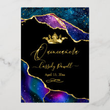 Quinceanera, Vattenfärg Galaxy Agat 3 Färger