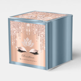 Quinceañeras Sweet 16:e Möhippan Ro Drip DustyBlue Presentaskar