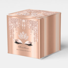 Quinceañeras Sweet 16:e Möhippan Ro Drip Glitter Presentaskar