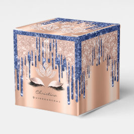 Quinceañeras Sweet 16:e Möhippan Ro Drips Blue Presentaskar