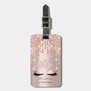 Quinceañeras Sweet 16th Möhippa Sparkly Diamod Dri Bagagebricka