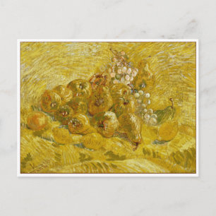 Quinces, citroner, Pears och druvor av Van Gogh Vykort