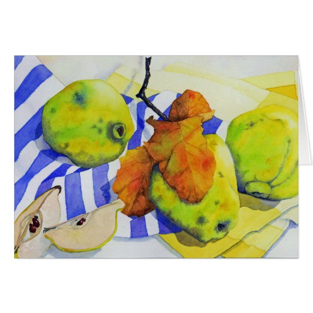 Quinces Hälsningskort (Framsidan Horizontal)