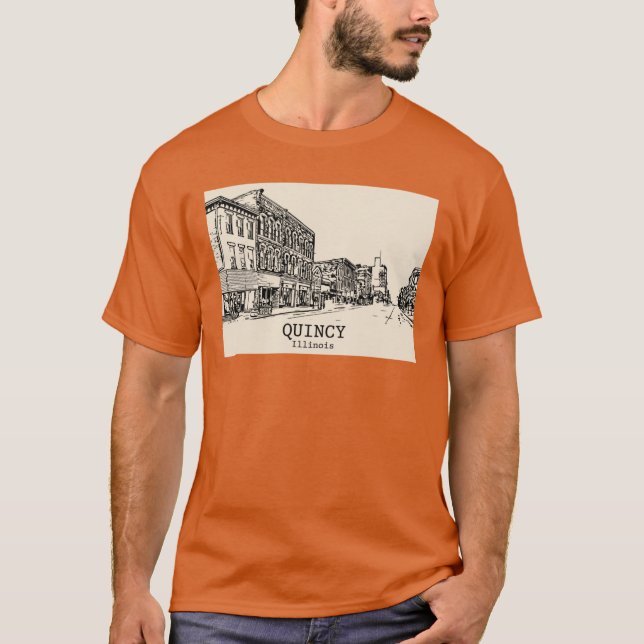 Quincy Illinois 1 T Shirt (Framsida)
