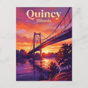 Quincy, Illinois Illinois Vykort