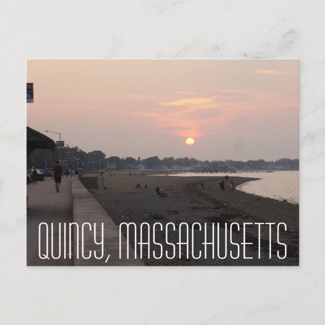 Quincy Massachusetts | Fotograf Brad Hines Vykort (Framsida)