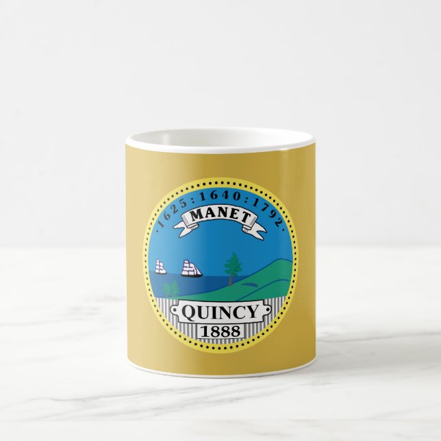 Quincy Massachusetts Kaffemugg (Center)