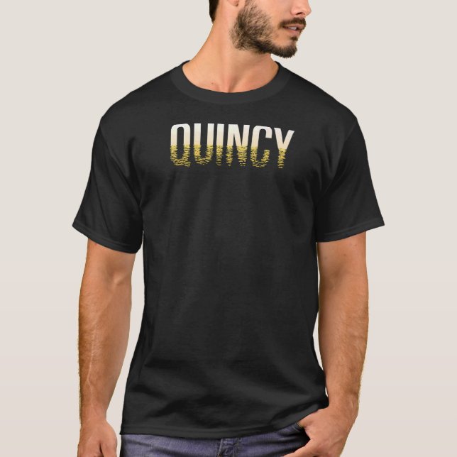 Quincy Massachusetts Summer T Shirt (Framsida)