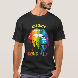 Quincy Proud Ally Lgbtq Massachusetts Pride Ma Say T Shirt