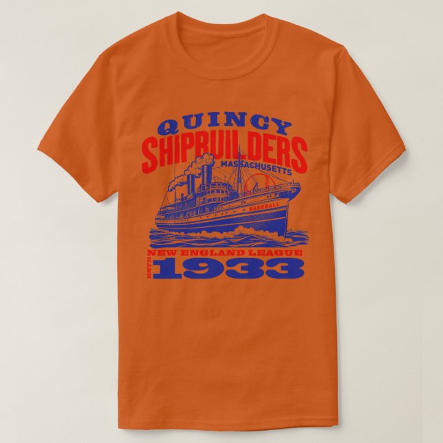 Quincy Shipbuilders T Shirt (Design framsida)