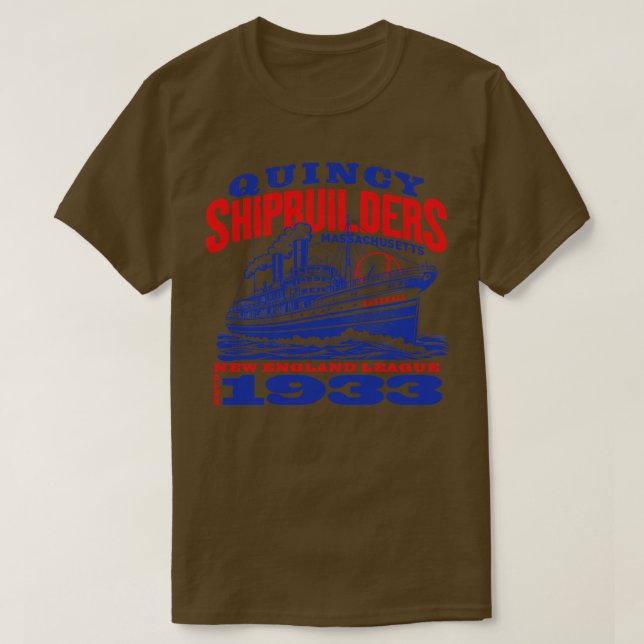 Quincy Shipbuilding T Shirt (Design framsida)