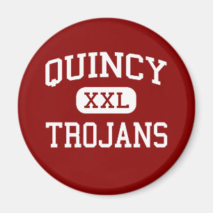 Quincy - Trojans - pensionär - Quincy Kalifornien Magnet