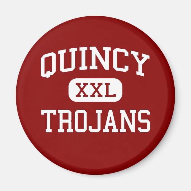 Quincy - Trojans - Senior - Quincy California Magnet (Framsidan)