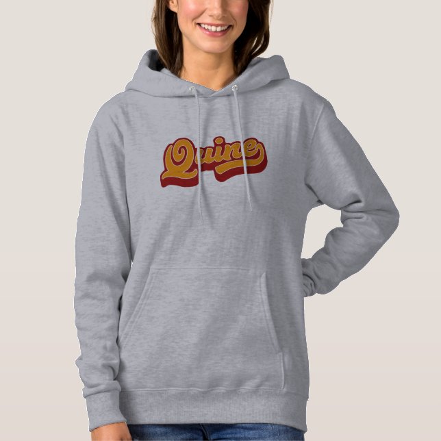 Quine, Doric Dialect Hoodie, Skottland Tee Shirt (Framsida)