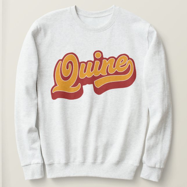 Quine, Doric Dialect Sweatshirt, Scottish T-shirt (Design framsida)