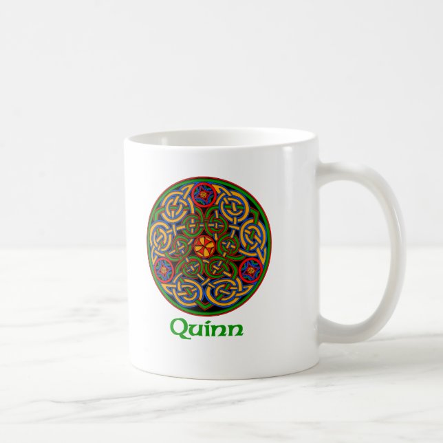 Quinn Celtic fnurra Kaffemugg (Höger)