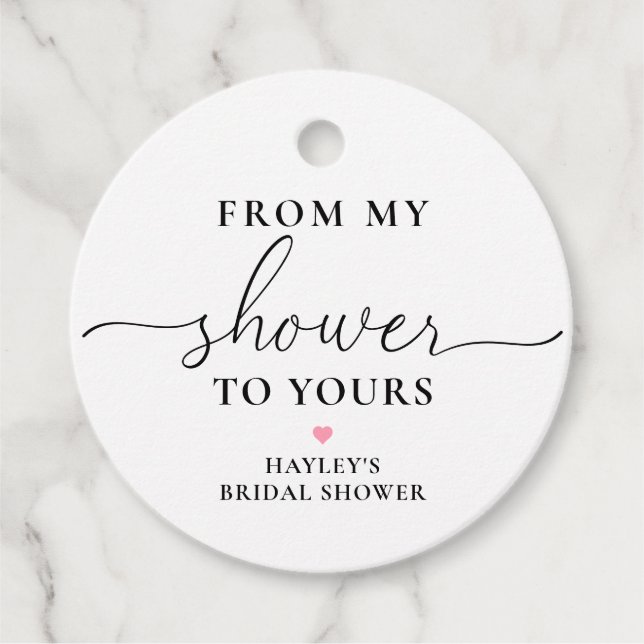 Quinn från min skugga till din soap gåvor etiketter (Framsida)