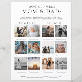 Quinn hur gammalt fotopatspel var mellan Mamma och