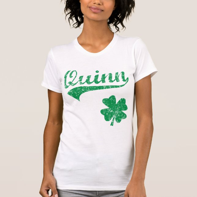 Quinn irländareShamrock Tee (Framsida)