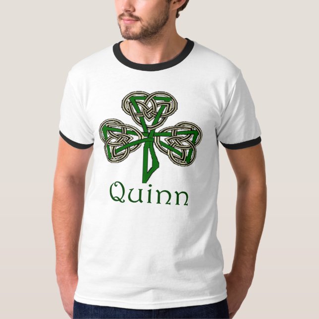 Quinn Shamrock T Shirt (Framsida)