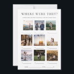 Quinn Var Var De Semester Foto Spelet Inbjudningar<br><div class="desc">Den här bröllopsdusch-leken där de är fotospel är ett roligt interaktivt spel. Spelet kan anpassas genom att lägga till foton från dina semestrar. För bästa resultat, beskära dina bilder till en fyrkant innan du laddar upp till Zazzle. För mer avancerad anpassning av denna design, välj helt enkelt knappen "Anpassa" ovan....</div>